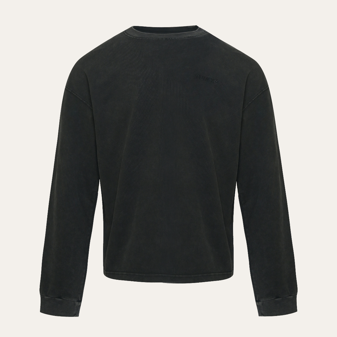 MUNYÉ Core Long Sleeve | Washed Black
