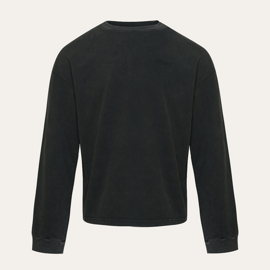 MUNYÉ Core Long Sleeve | Washed Black
