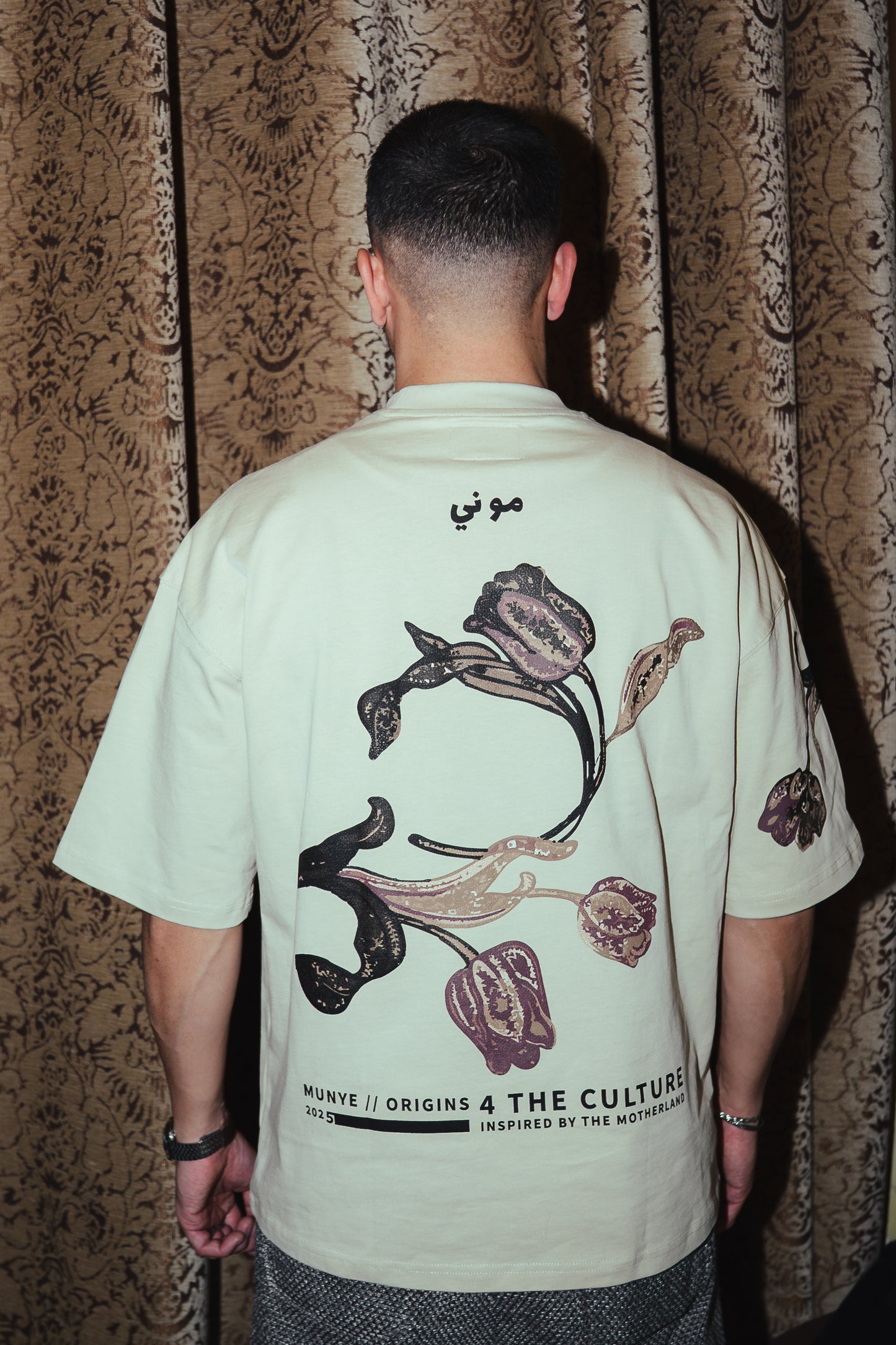 MUNYÉ Tulip Flower Tee | White