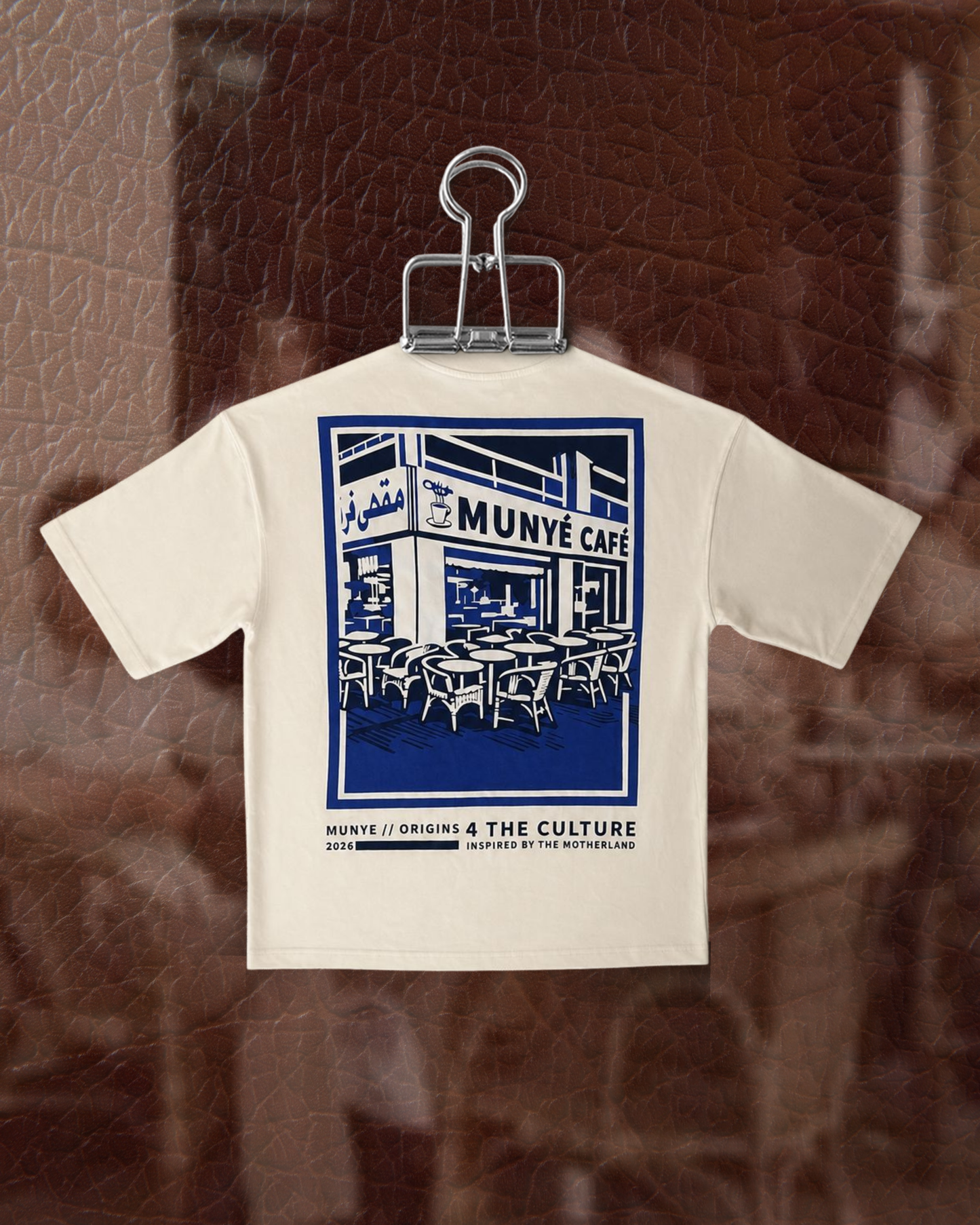 MUNYÉ Cafe Tee | Off White