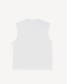 MUNYÉ Sleeveless Oversized Tee | White