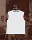 MUNYÉ Sleeveless Oversized Tee | White