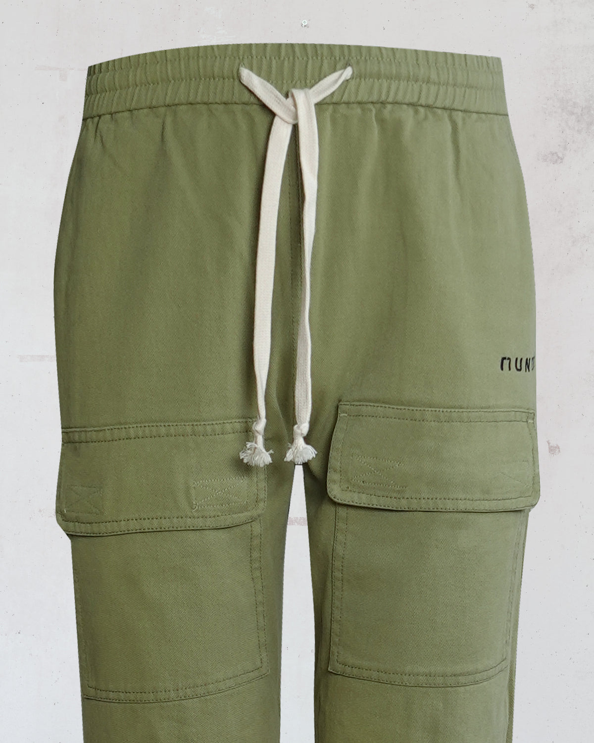 MUNYÉ Cargo Pants - Green Washed