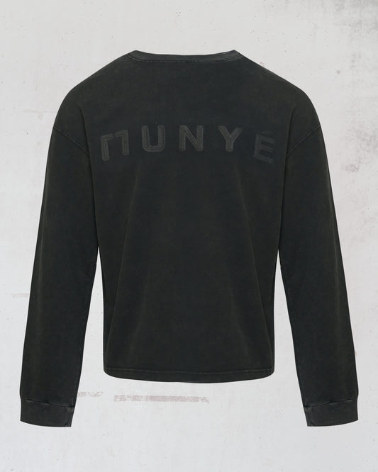 MUNYÉ Core Long Sleeve - Washed Black